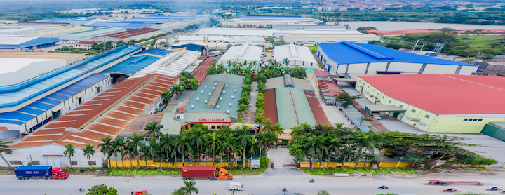 Nhà máy sản xuất của LADODA tại tỉnh Hưng Yên