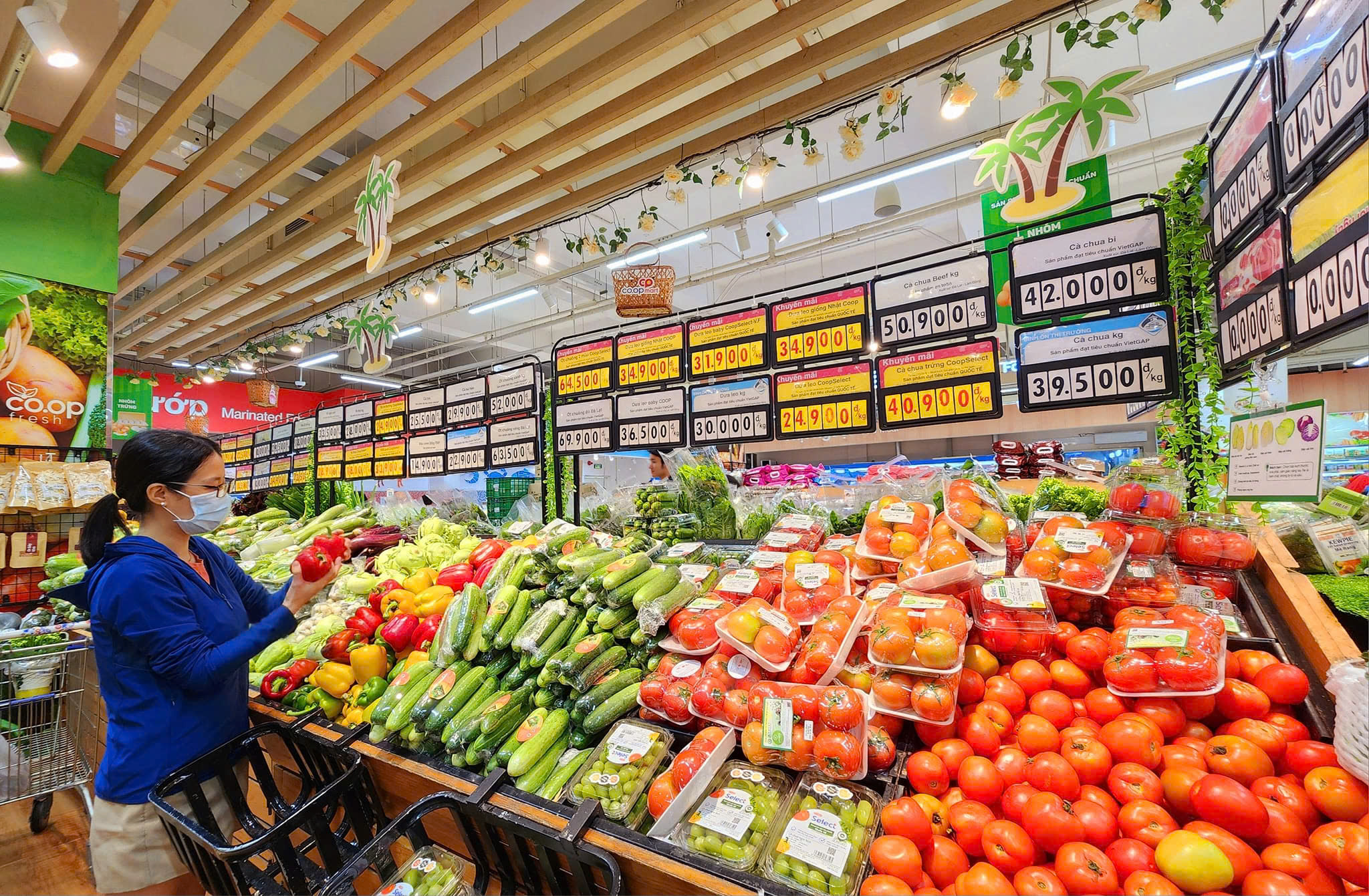 A person standing in a grocery store

AI-generated content may be incorrect.