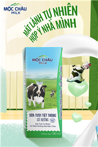 2412074: SỮA TƯƠI TIỆT TRÙNG CÓ ĐƯỜNG MỘC CHÂU MILK