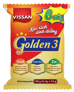 2412076: XÚC XÍCH DINH DƯỠNG GOLDEN 3