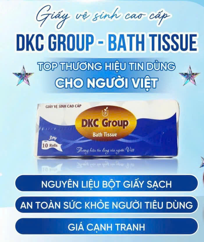 2402013:GIẤY VỆ SINH CAO CẤP DKC GROUP - BATH TISSUE