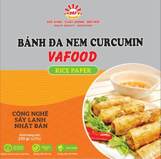 2411015: BÁNH ĐA NEM CURCUMIN VAFOOD